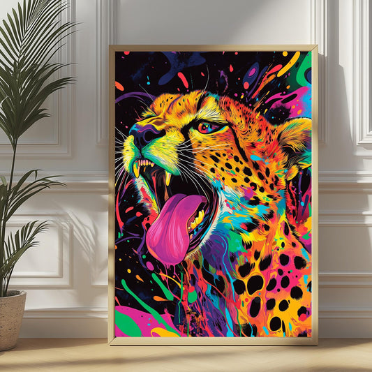 Arte Mural de Colores Brillantes