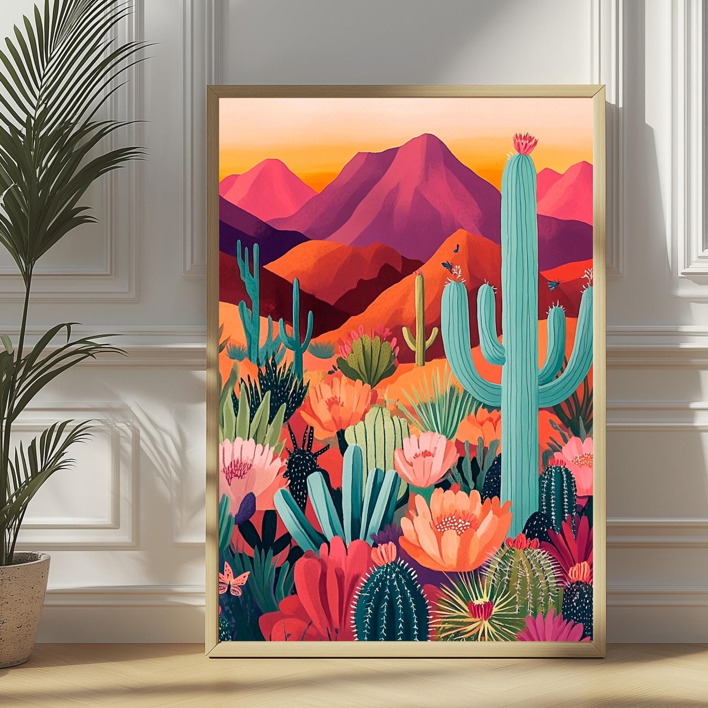 Cactus del Desierto Colorido